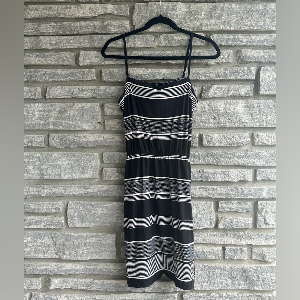 GAP - stripe/polka-dot dress